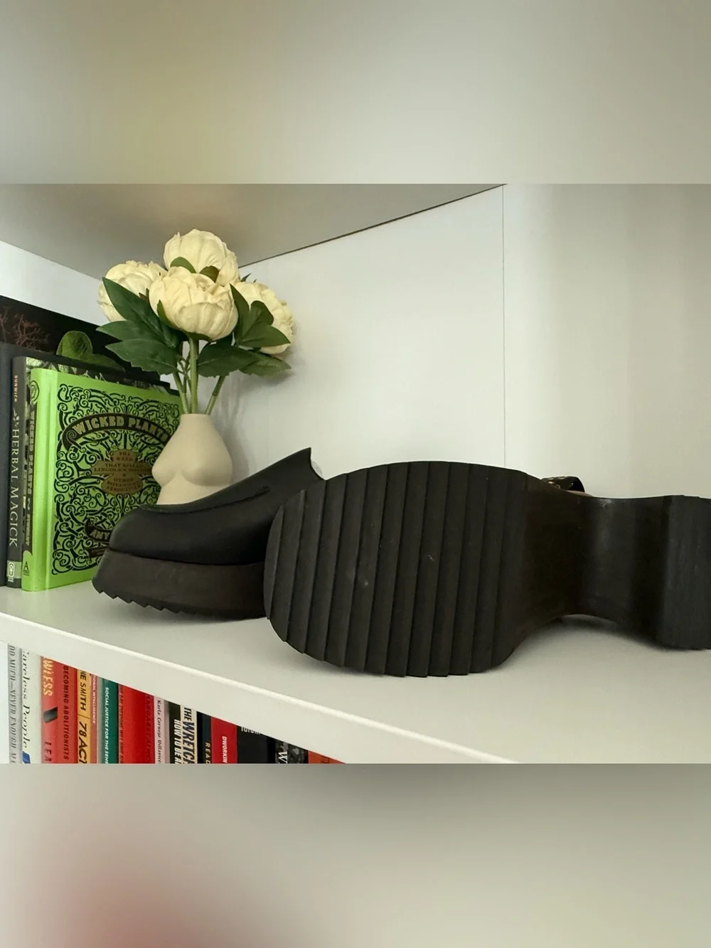 Charlotte Stone “Carlos” Slingback Platform Clogs - Black